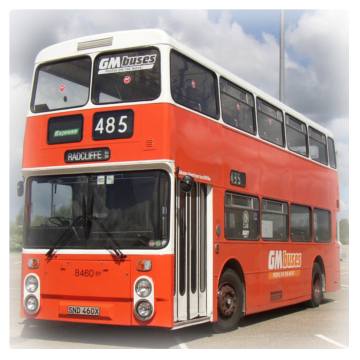 8460 Leyland Atlantean in 1989 - 1992 GM Buses livery